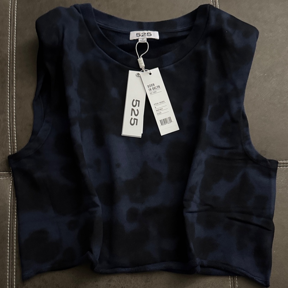 525 America Women's Dark Blue Muscle Tee